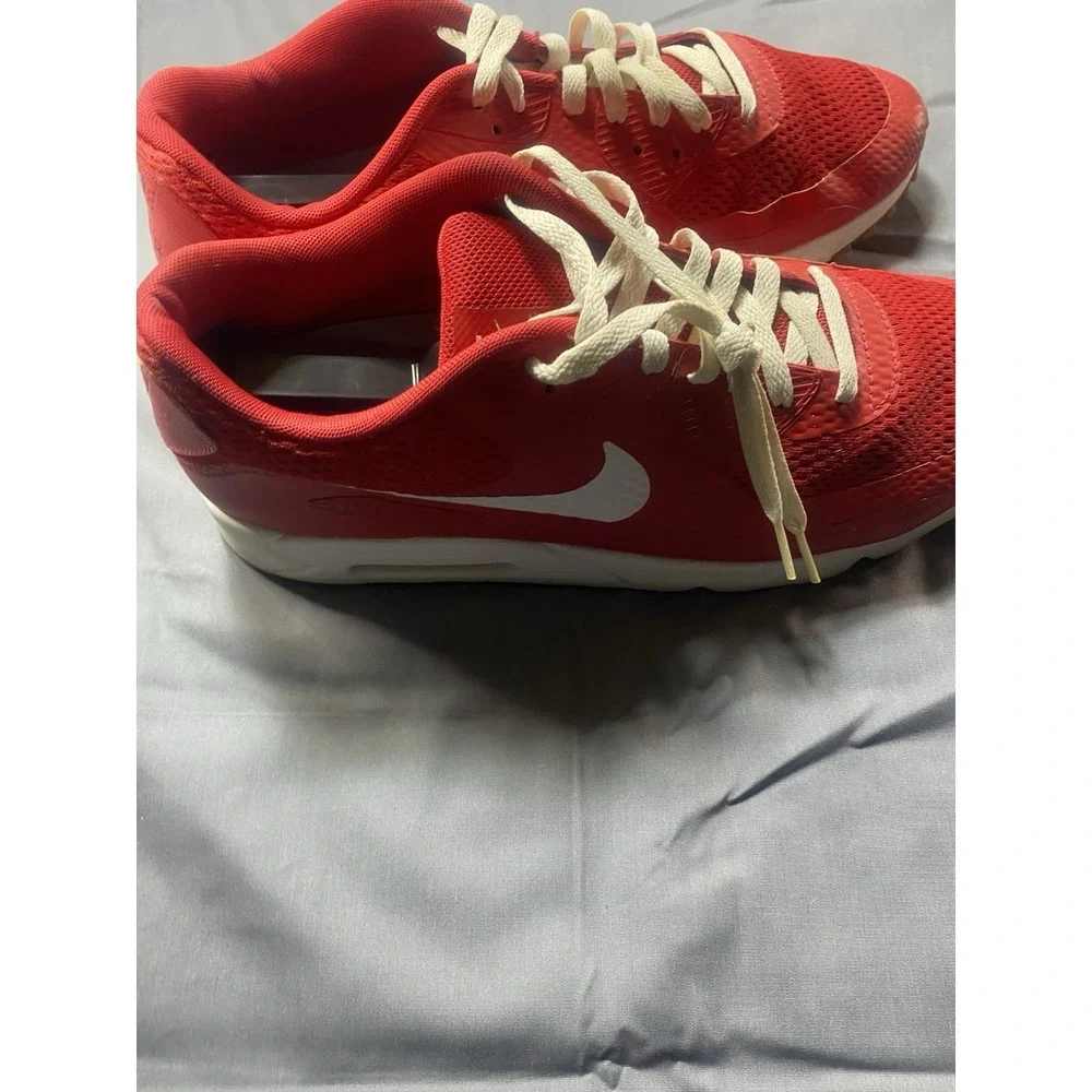 Nike Air Max University Red White Running Shoes Men's Size 12.5